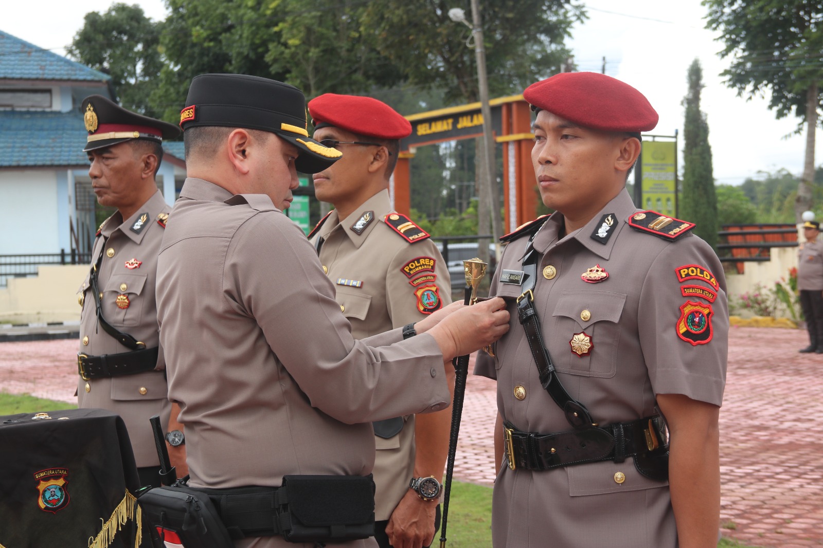 Tiga Pejabat Polres Humbahas Berganti, Kapolres Pimpin Sertijab