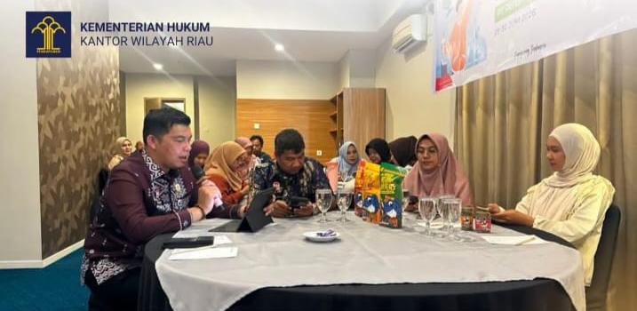 Dukung UMKM Naik Kelas, Kakanwil Kemenkum Riau Fasilitasi Layanan AHU di Pelatihan Go Global Academy Pertamina