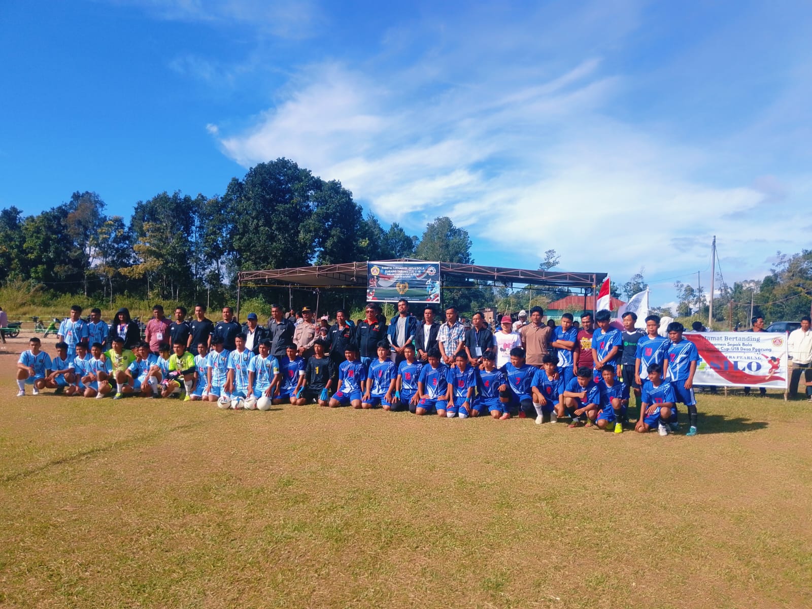 Turnamen Sepak Bola Karang Taruna Cup 1 Desa Pearung U-18 Resmi Dibuka