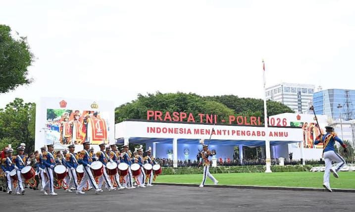 Presiden Prabowo Subianto resmi melantik 1.177 perwira remaja TNI dan Polri dalam Upacara Prasetya Perwira (Praspa) Tahun 2026 di Istana Merdeka