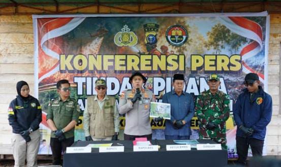 Tersangka Karhutla 85 Hektare di Di Meranti Ditangkap, Sempat Ditegur Kepala Desa