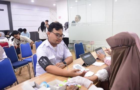 Kadiskominfotik Riau Imbau Pegawai dan Warga Tak Takut Lakukan Deteksi Dini Kesehatan