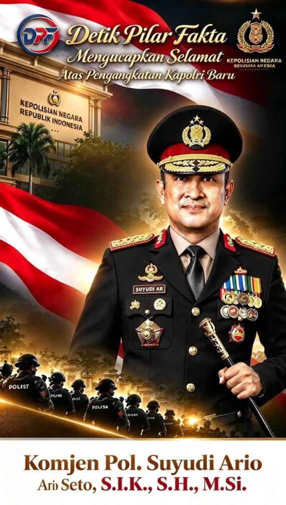 DETIKPILARFAKTA.COM MENGUCAPKAN SELAMAT ATAS PENGANGKATAN KAPOLRI BARU