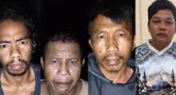EMPAT WARGA DITETAPKAN TERSANGKA PEMBANTAIAN TAPIR DI JALAN LINTAS TIMUR MESUJI