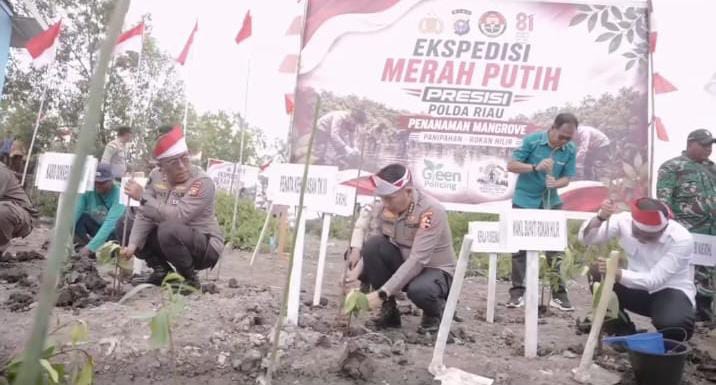 Ekspedisi Merah Putih Presisi ke-9 tiba di Kecamatan Panipahan, Kabupaten Rokan Hilir, Provinsi Riauu
