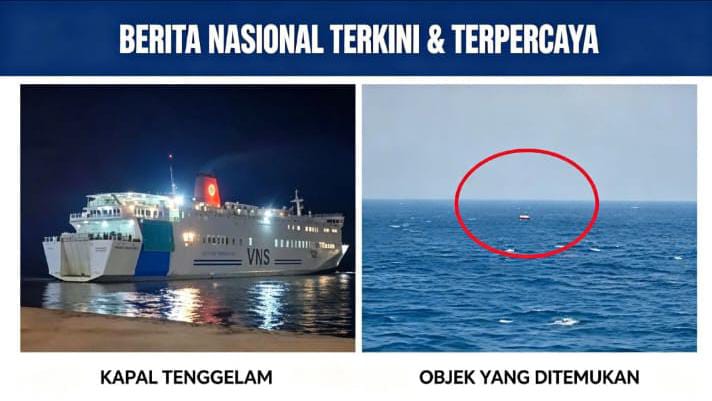 KM VIRGO TRANSPORT 8 MENGALAMI KEMIRINGAN DAN HILANG KONTAK DI PERAIRAN MASALEMBO, LAUT JAWA