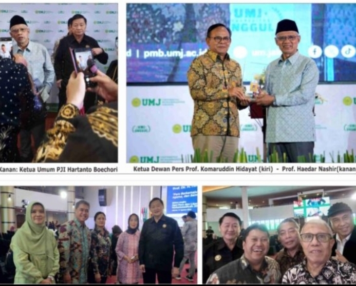 Ketua Umum PJI Hartanto Boechori Support Prof. Haedar Nashir