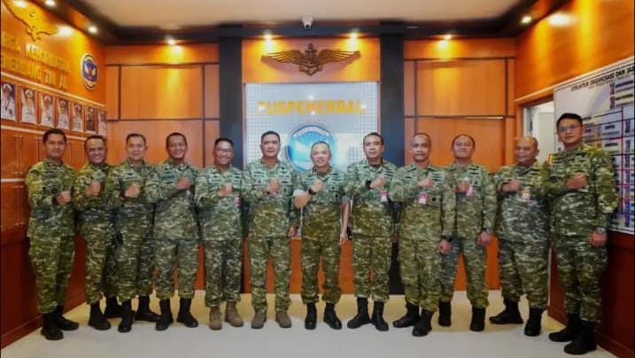 Jalin Silaturahmi dan Sinergitas, Danlanud Muljono Laksanakan Audiensi ke Danpuspenerbal